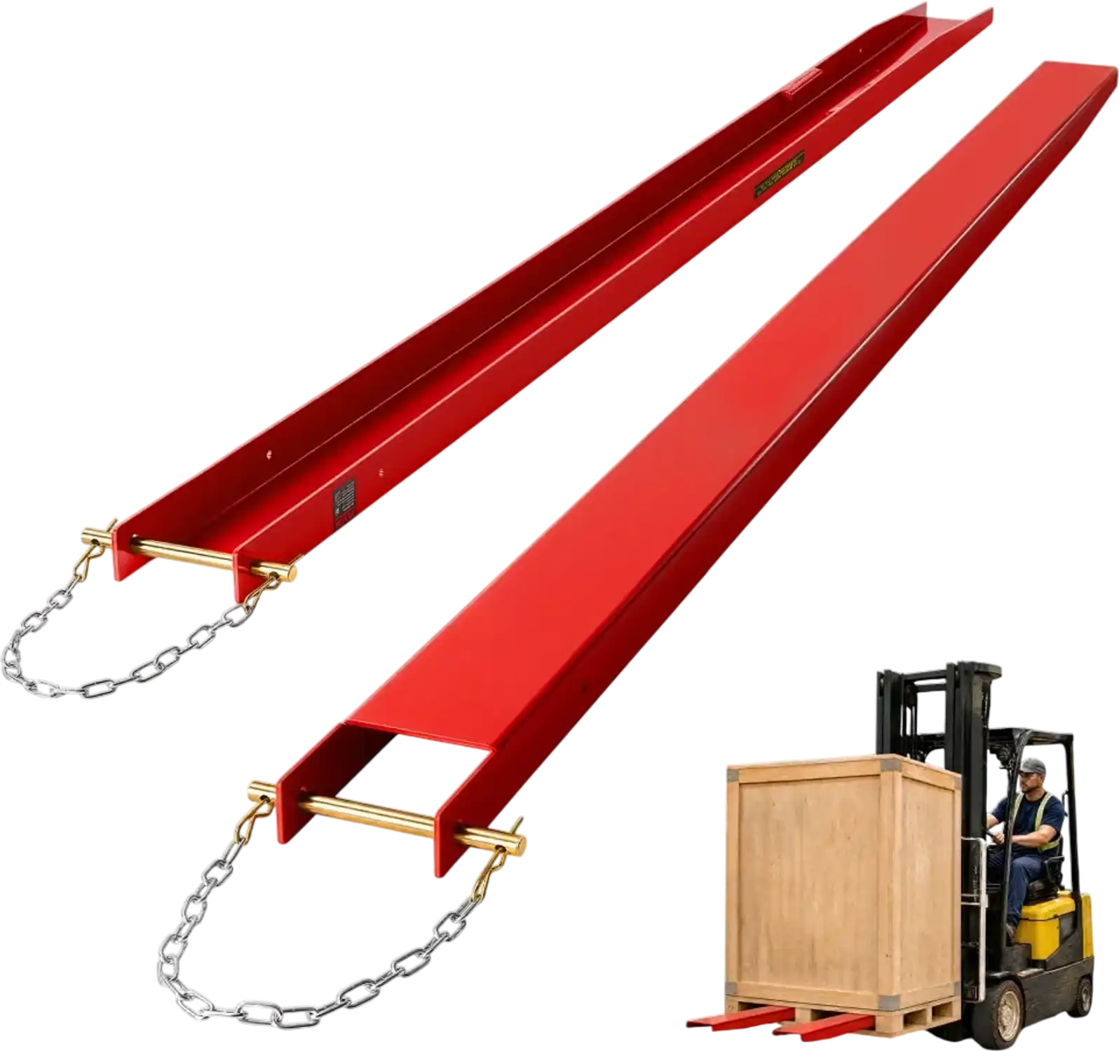 Vevor Forklift Extensions 72 x 4.5