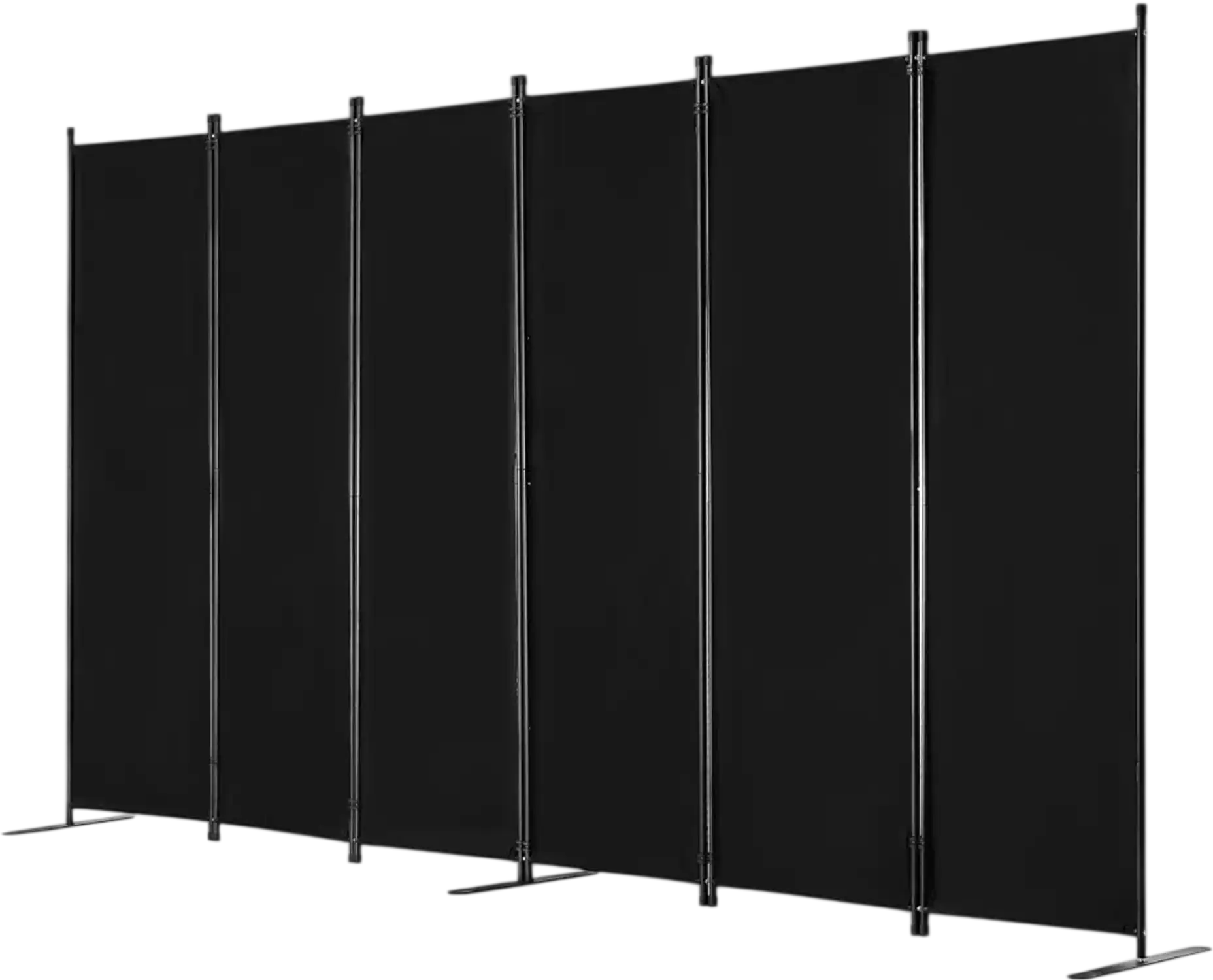 Vevor Room Divider 6-Panel Folding Privacy Screen Black New