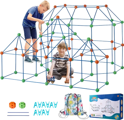 Vevor Fort Building Kit Kids STEM Construction Toy Set 180-Piece New