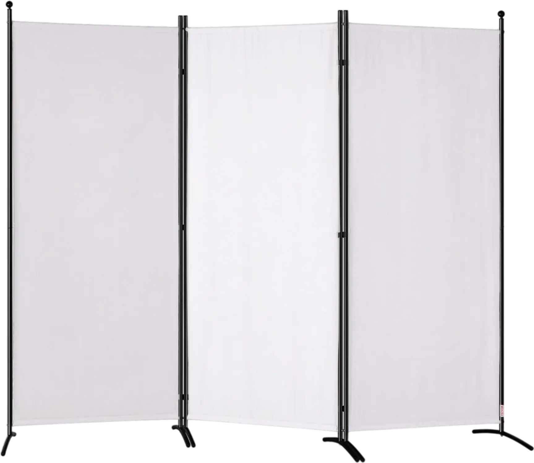 Vevor Room Divider 6.1' 3-Panel Folding Privacy Screen White New