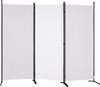 VEVOR Room Divider, 6.1 ft Room Dividers and Folding Privacy Screens (3-panel), Fabric Partition Room Dividers for Office, Bedroom, Dining Room, Study, Freestanding, White