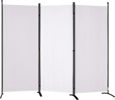 Vevor Room Divider 6.1' 3-Panel Folding Privacy Screen White New