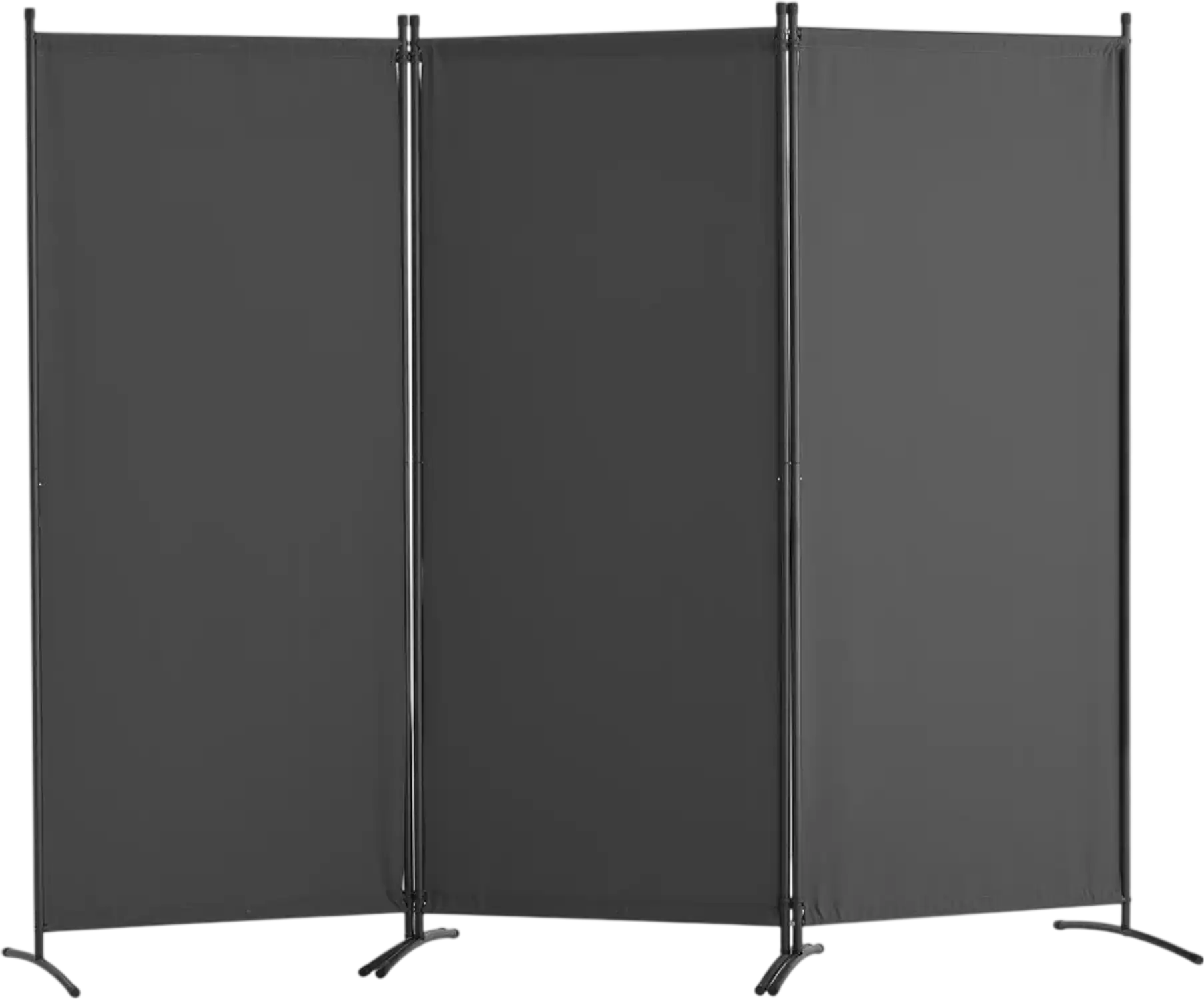 Vevor Room Divider 3-Panel Folding Privacy Screen Gray New