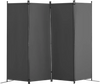 VEVOR Room Divider,  4 Panel Room Dividers and Folding Privacy Screens, Fabric Partition Room Dividers for Office, Bedroom, Dining Room, Study, Freestanding, Light Gray