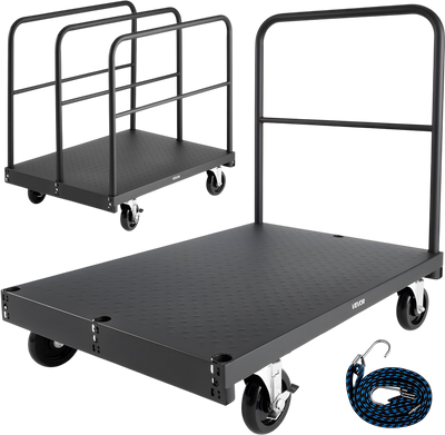 Vevor Drywall Cart Dolly 1800 lbs 2-in-1 Panel Truck 36