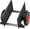 VEVOR Panel Dolly, 600LBS Capacity Slab Dolly, Heavy-duty Drywall Mover with 8" Pneumatic Wheels, Adjustable Clamp Panel Cart for Drywall Sheet, Material Handling, All Terrain Moving Cart