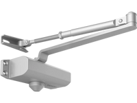 VEVOR Door Closer, Automatic Door Closer Commercial or Residential Use for Door Weights 100 Lbs, Adjustable Size Hydraulic Buffer Door Closers Heavy Duty Cast Aluminum Body, Easy Install, Silver