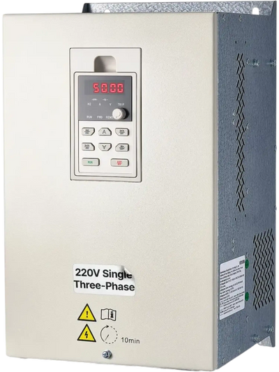 Vevor Variable Frequency Drive 15HP 11KW 50A Single/3-Phase 220V to 3-Phase 220V 0-2000Hz New
