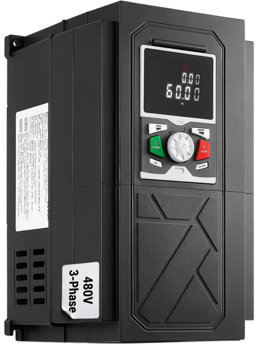 VEVOR 20HP 15KW 35A Variable Frequency Drive, 3-Phase AC480V Input/Output, 3 Phase to 3 Phase, 0–500Hz Output VFD, V/F SVC Control Modes for Precision Motor Speed Control