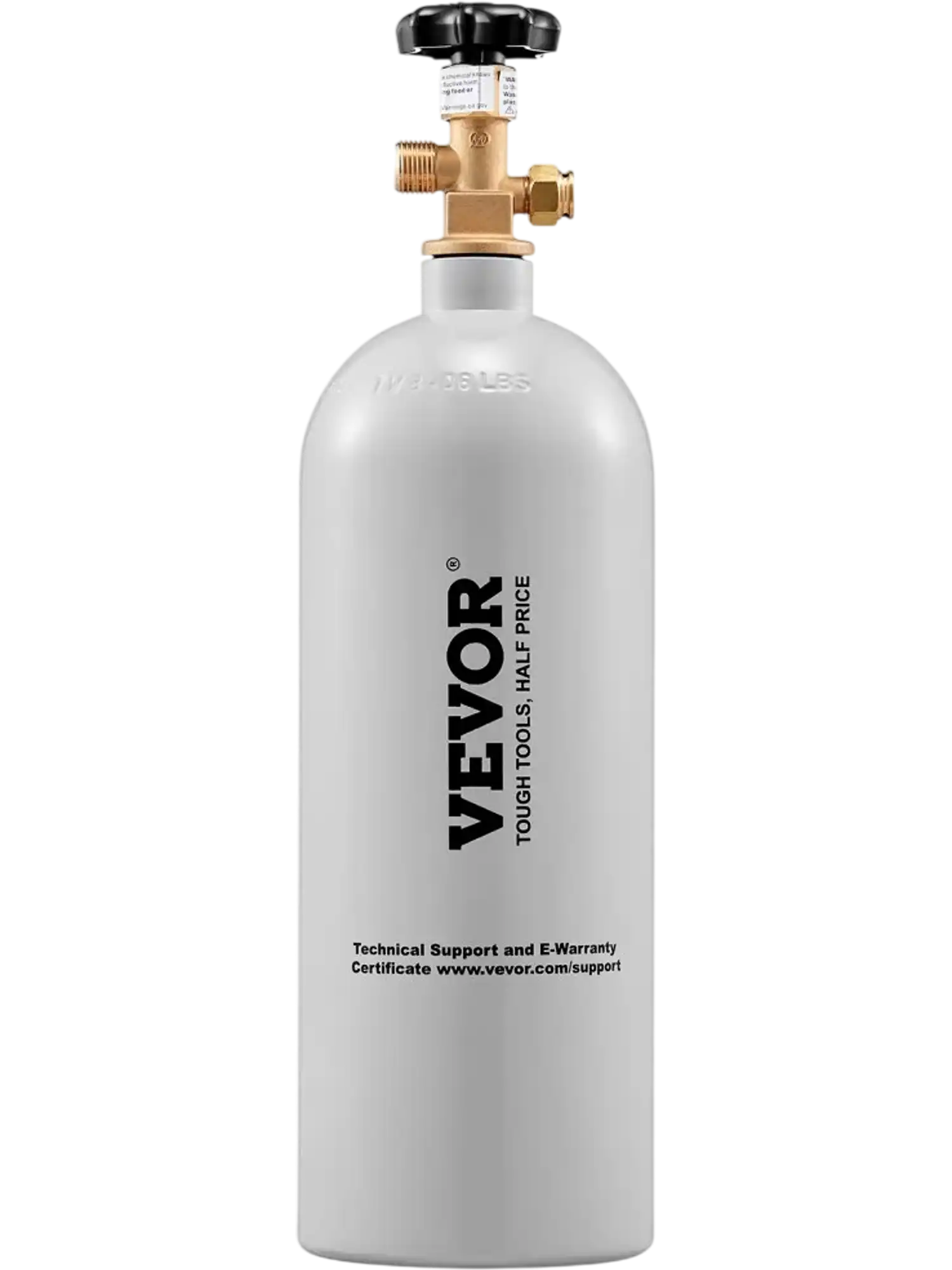 Vevor CO2 Tank 5 lbs Aluminum Gas Cylinder with CGA320 Valve New