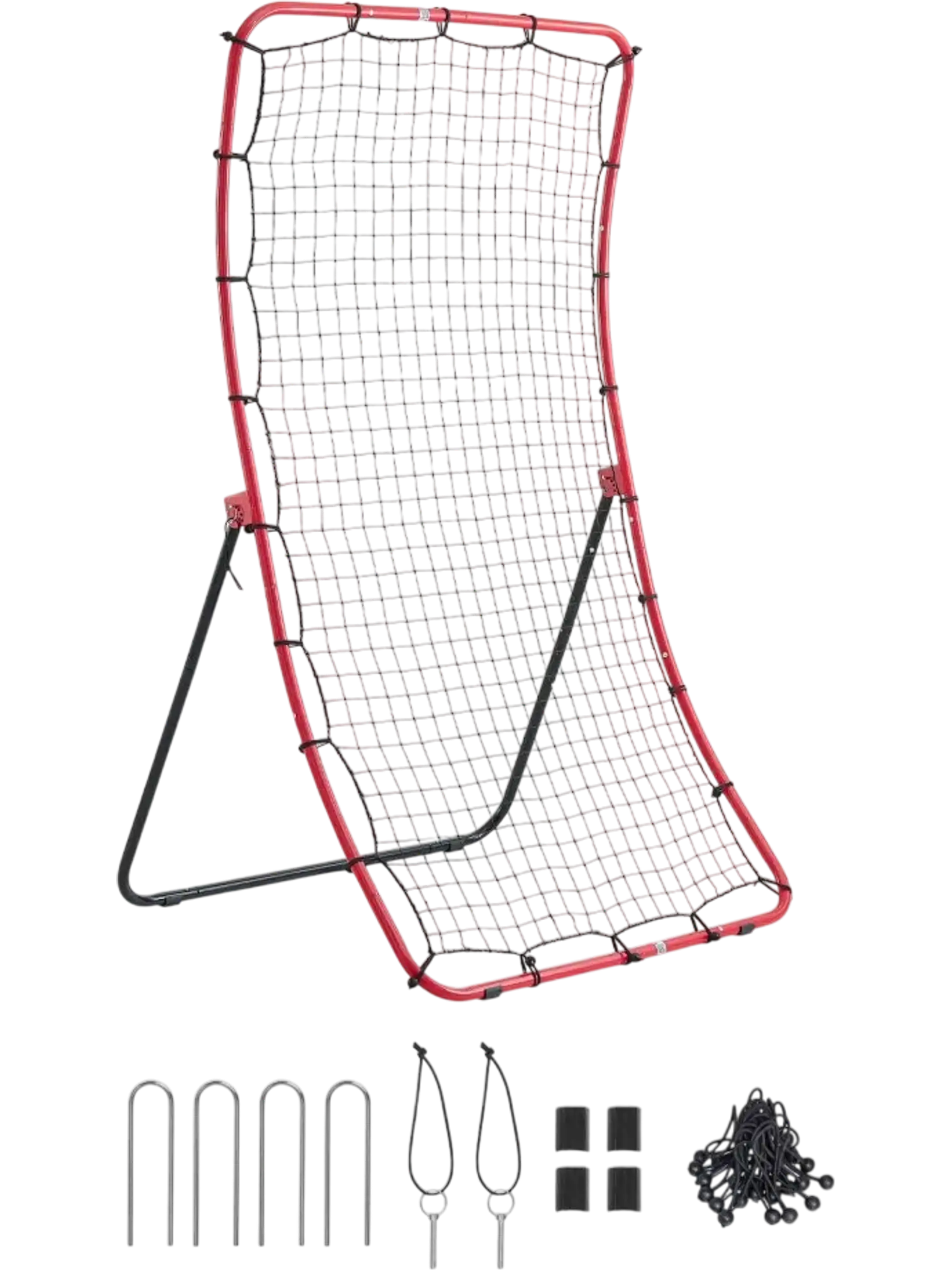 Vevor Rebounder Net Baseball Softball Pitch Back Trainer 4' x 5.5' Curved New