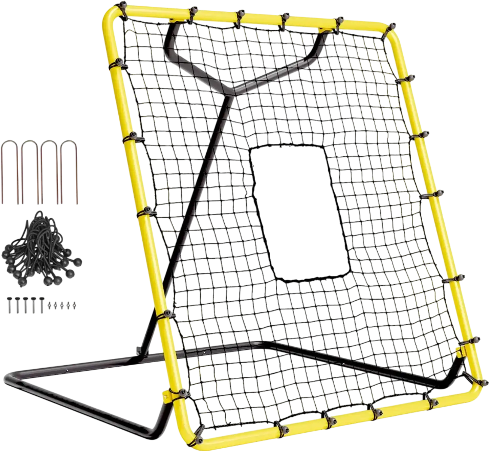 Vevor Pitchback Rebounder Net 4 x 4.5' Adjustable Angle Baseball and Softball Trainer New