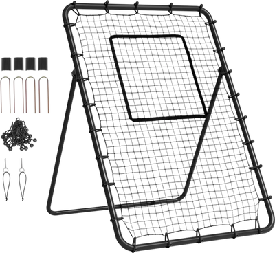 Vevor Rebounder Net 4' x 6' Baseball and Softball Pitchback Trainer New