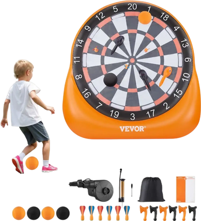 Vevor Inflatable Soccer Dart Board Game Set New