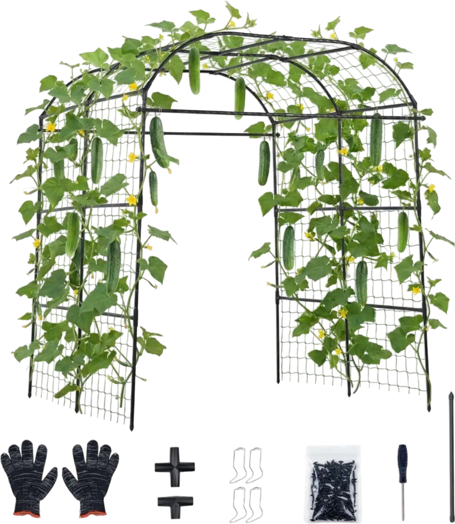 Vevor Cucumber Trellis U-Shape Garden Trellis for Raised Beds 71.26