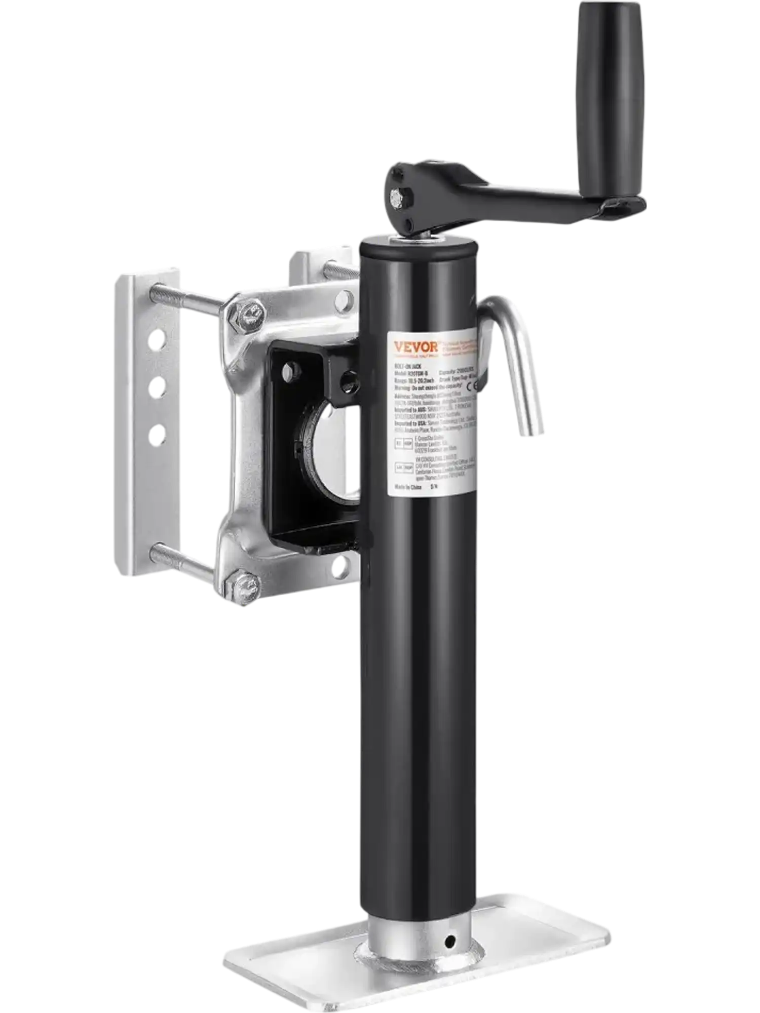 Vevor Trailer Jack Heavy-Duty Swivel Bolt-On 2000 lbs 10