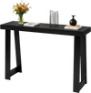 VEVOR 46 in Console Table, Modern Desk Behind the Couch, Wooden Rectangle Entrance Desk, Narrow Long Sofa Table Accent Stand for Hallway, Bedroom, Living Room, Foyer, Easy Assembly, Black