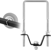 VEVOR Spare Tire Carrier, U-Bolt Zinc Plated Spare Tire Mount Bracket Side Mount with Lock, 160 lbs Capacity, 4 & 5 Lugs Wheels on 4", 4.5", 5" Bolt Patterns, for Trailer Tongue, Marine Trailer