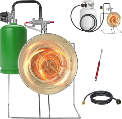 Vevor Tank Top Heater 18,000 BTU Single Burner Propane Radiant Heater New