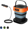 VEVOR Portable Cordless Pressure Washer with 2.64 Gal Tank, Foldable Power Washer 109 Max PSI 0.79 Max GPM, 3 Nozzles,Flexible 78.7 in Hose, Type-C Charging, for Bike Cleaning, Patio, Camping, Garden