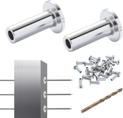 Vevor Protector Sleeves 81-Pack T316 Stainless Steel for 1/8