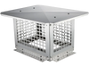VEVOR Chimney Cap, 13 x 9 inch, 304 Stainless Steel Fireplace Chimney Cover, Not Easily Toppled & Practical Accessories & Easy Installation, Fits Mesh Flue Covers Outside Clay Flue Shingles, Silver