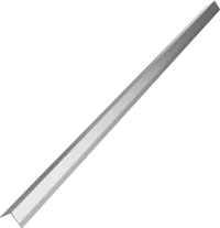 VEVOR Stainless Steel Corner Guards 2 x 2 x 48 inch Metal Wall Corner Protector Pack of 10 Corner Guards 20 Ga 304 Stainless Corner Guard with 90-Degree Angle for Wall Protection and Decoration