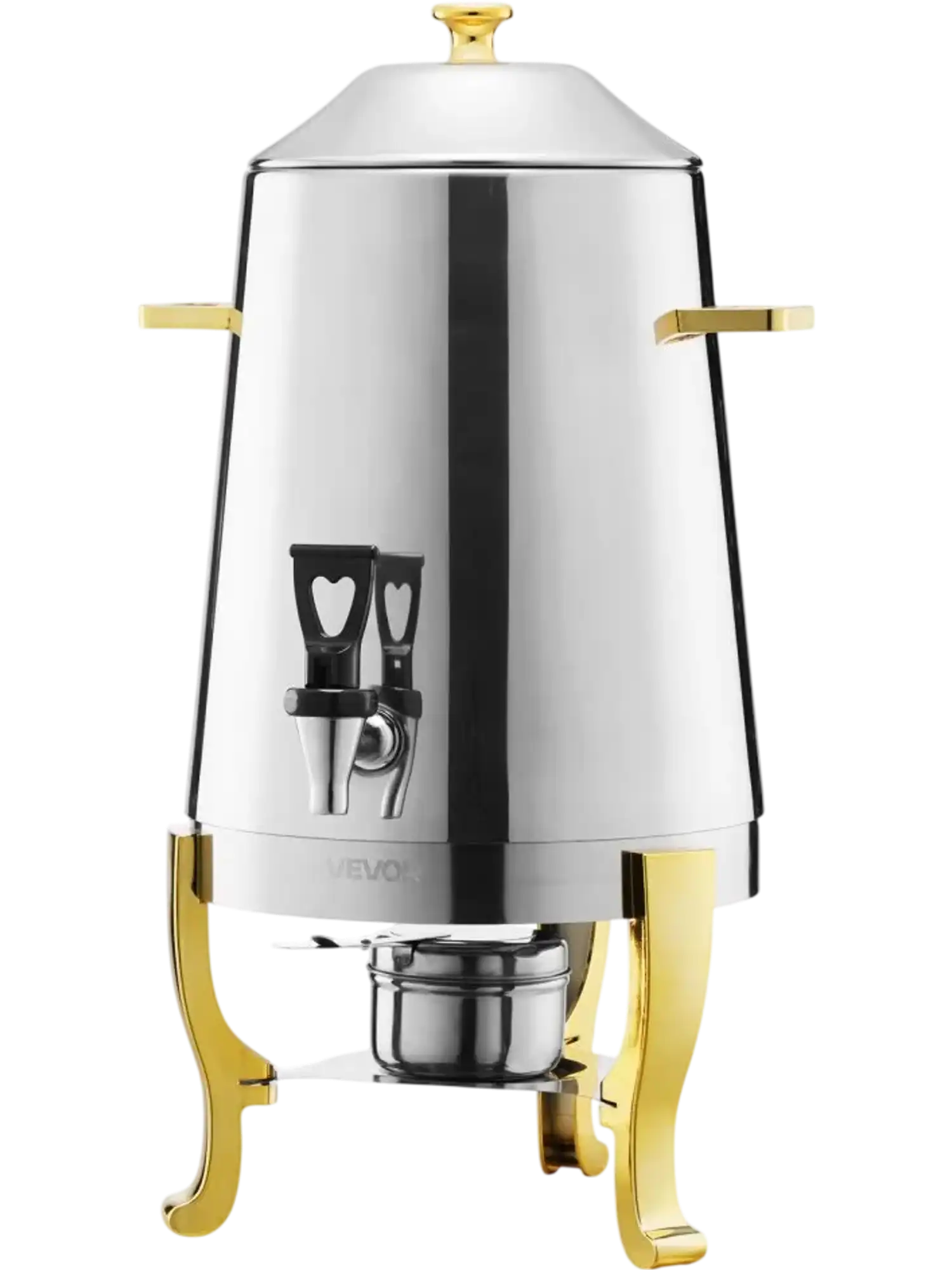 Vevor Beverage Dispenser Stainless Steel 3.4 Gal Hot & Cold Drink Server New
