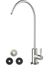 VEVOR Stainless Steel Faucet, Lead-Free Drinking Water Faucets, Reverse Osmosis Faucet with Solid Brass Valve, High Arch Filtered Water Faucets For Kitchen Sink, Bar Counter, Cafe Shop, Brushed Nickel