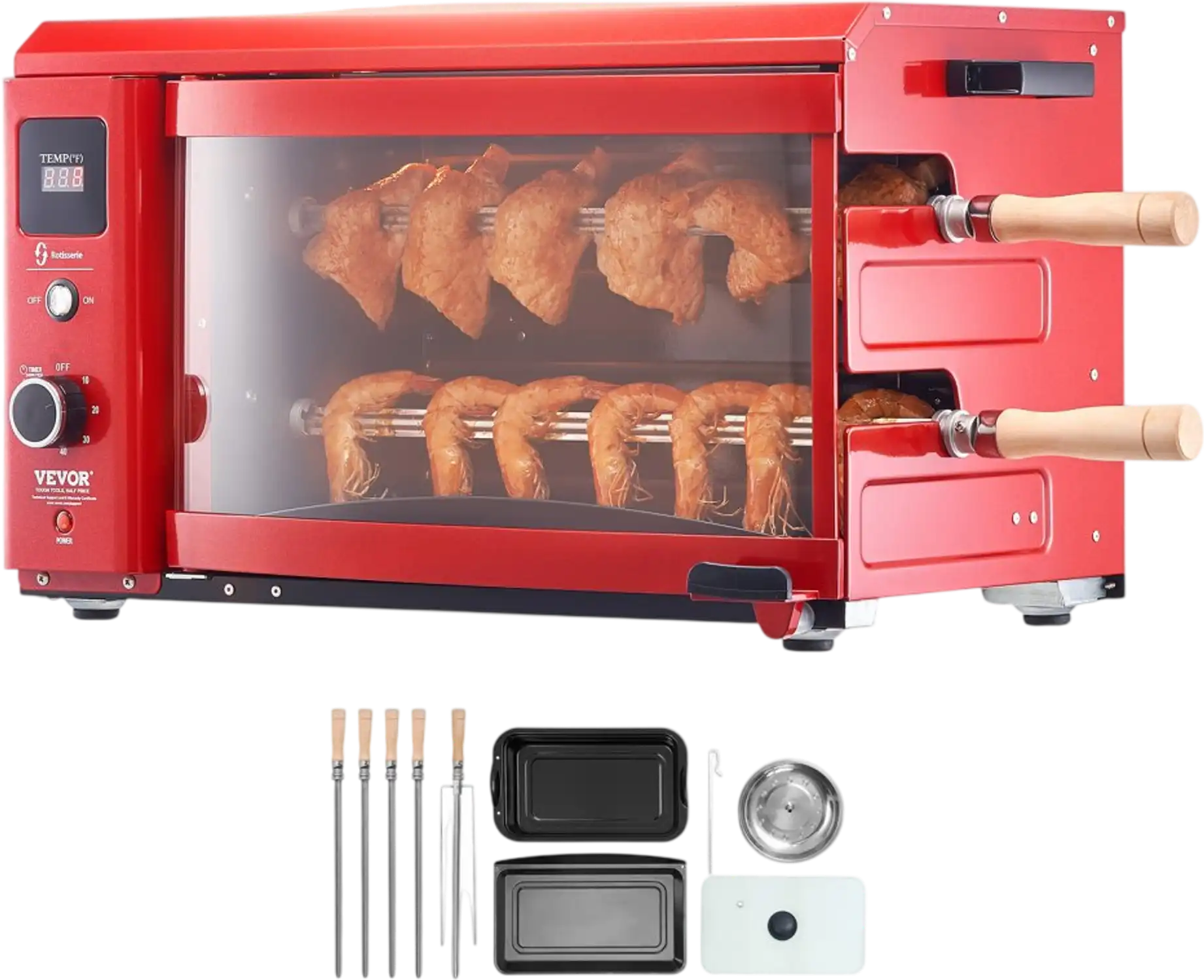 Vevor Shawarma Grill Machine Electric Gyro Rotisserie Oven New