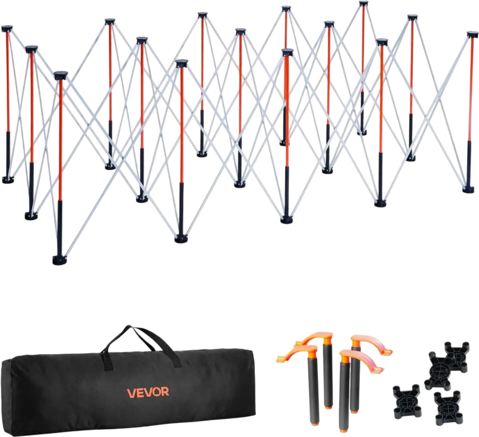 Vevor Portable Work Stand Folding Workbench 8.02' x 4.12' 6000 lbs Capacity New