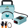 VEVOR Hat Press Machine, Mini Hat Heat Press for Caps with Integrated Control Panel, Cap Heat Press Machine with 5.9x3.15 inch Curved Heating Plate, Safety Base, and Glove, Automatic Shut-Off, Green