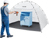 VEVOR Portable Paint Booth Tent, 115.35 x 90.55 x 74 inch Painting Tent Station, Spray Shelter with Built-in Floor & Mesh Screen, Large Space, Oxford Spray Painting Tents for Cupboard, Chairs, Tables