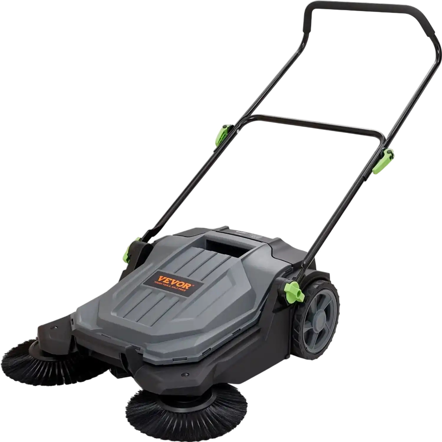 Vevor Push Floor Sweeper Walk-Behind 25.6