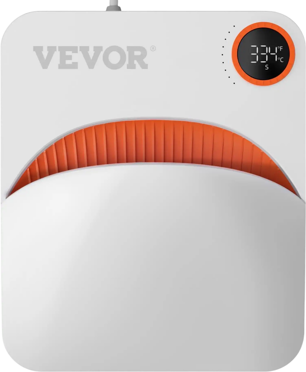 VEVOR Heat Press Machine, 7x6 inches Portable Shirt Printing Multifunctional Sublimation Transfer Heat Press Machine PTFE Coated, Easy Iron-on Press for T-shirts/Bags/HTV/Pillows Vinyl Projects