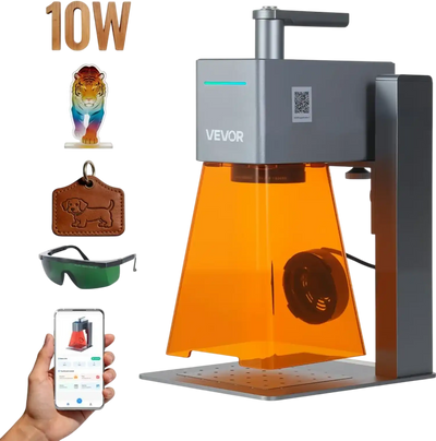 Vevor Laser Engraver Portable 12W Blue Handheld Engraver and Cutter New