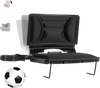 VEVOR Stadium Seat, Folding Bleacher Chair with Back Support and Thick Cushion, Padded Stadium Seat for Bleacher Includes Shoulder Strap, Hooks, Cup Holder, Lycra Material, Side Pocket, PP Material