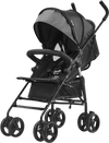 VEVOR Lightweight Stroller, Compact Easy Fold MultiPosition Recline Canopy Backrest, Carbon Steel Frame, Large Storage Basket,Cup Holder, Umbrella Toddler Baby Stroller for Travel, Dark Gray/Black