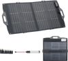 VEVOR 100W Bifacial Solar Panel, 16BB N-Type Foldable Monocrystalline Solar Panel Charger 24% Efficiency, Portable with MC4 Output, USB-A (QC3.0), Type-C & DC Ports for Power Stations Camping Hiking