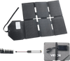 VEVOR 60W Foldable Solar Panel Charger, 16BB N-Type Monocrystalline Solar Panel 24% Efficiency, Lightweight Portable with MC4 Output, Type-C, USB-A & DC Ports for Power Stations Camping Hiking