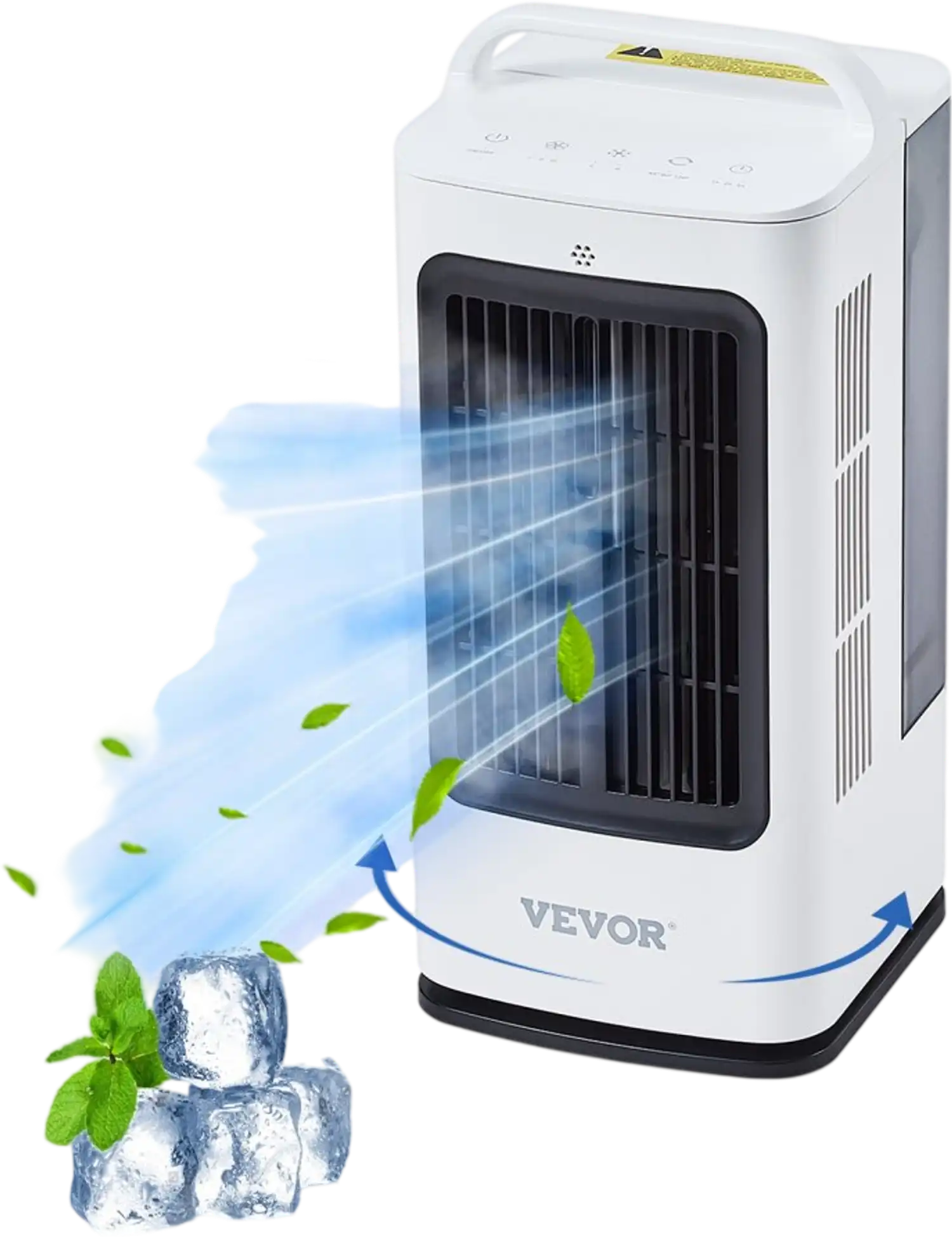 Vevor Portable Air Conditioner 4-in-1 Evaporative Air Cooler with 1700 mL Water Tank New