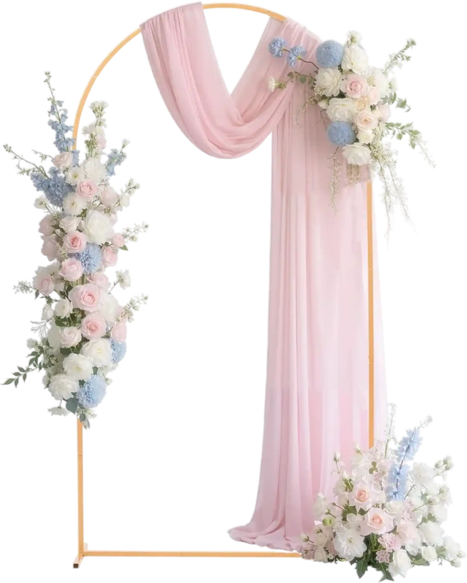 Vevor Arch Backdrop Stand 7.2' x 4' Gold Metal Wedding Party Decoration New