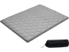 VEVOR Japanese Tatami Mat, Queen Size Foldable Japanese Tatami Mattress, Futon Mattress with Storage Bag & Fastener, 9-Layer Floor Mat for Sleeping, Dormitory, Meditation, Yoga, 80 x 60 x 2.5 in, Gray