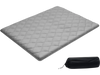 VEVOR Japanese Tatami Mat, Queen Size Foldable Japanese Tatami Mattress, Futon Mattress with Storage Bag & Fastener, 9-Layer Floor Mat for Sleeping, Dormitory, Meditation, Yoga, 80 x 60 x 3.5 in, Gray