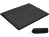VEVOR Japanese Tatami Mat, Queen Size Foldable Japanese Tatami Mattress, Futon Mattress with Storage Bag & Fastener, 9-Layer Floor Mat for Sleeping, Dorm, Meditation, Yoga, 80 x 60 x 3.5 in, Black