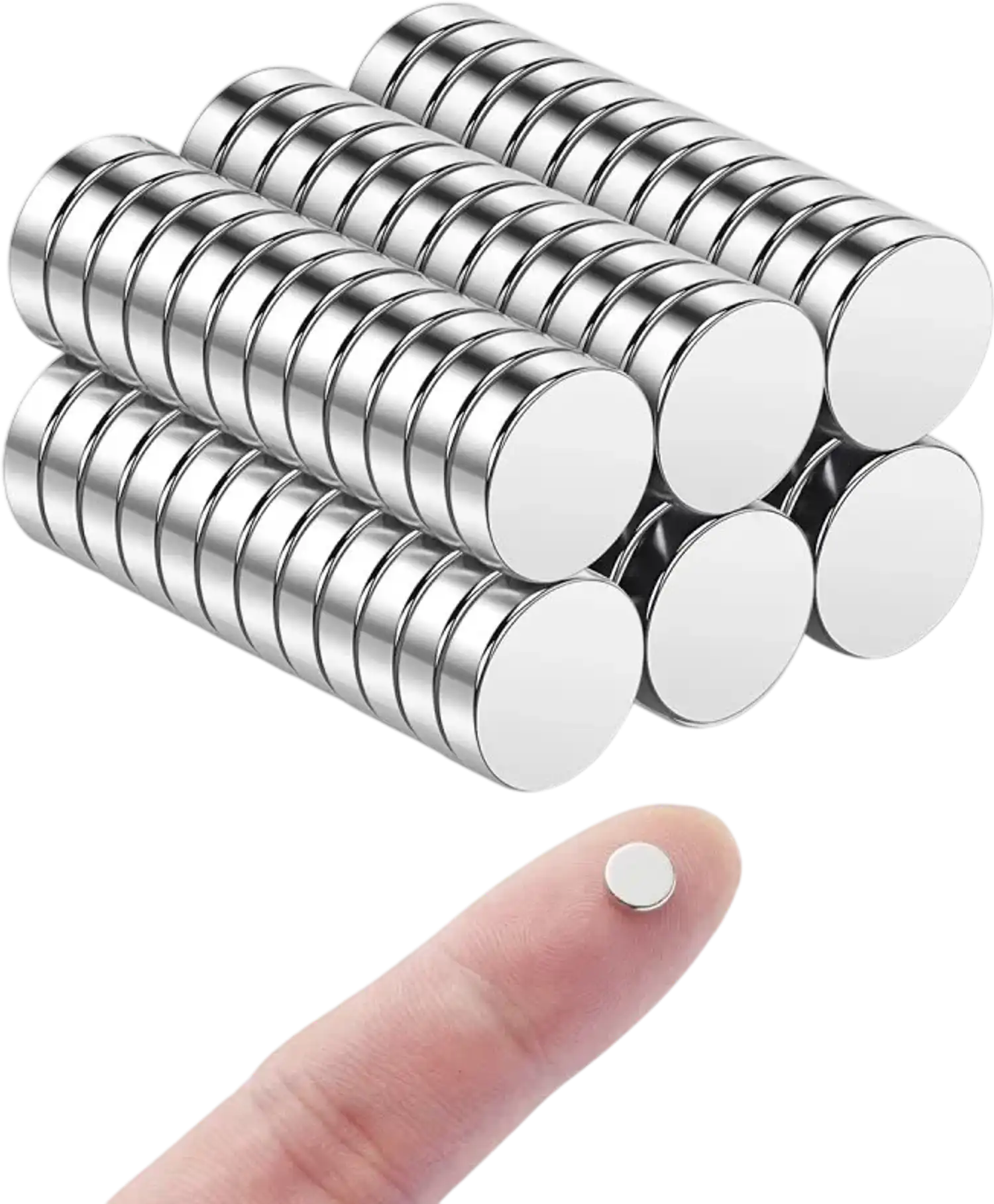 Vevor Rare Earth Magnets 100-Piece Neodymium Disc Set with Storage Box New