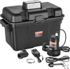 VEVOR Basement Emergency Back-Up Sump Pump, 2000GPH 0.17 HP Backup Sump Pump System, with 15V Adapter, Float Switch, 24-Hour-a-Day Monitoring Controller, Alerts, and Charger, Black