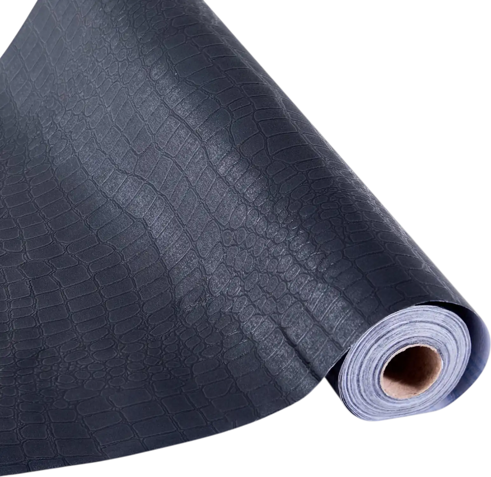 VEVOR Peel and Stick Wallpaper, 15.7 x 393.7 inch Contact Paper Black Cracked Texture Waterpoof Self Adhesive, Easy to Clean & Peel Wall Decorative Vinyl Roll for Bedroom Kitchen Bathroom Office