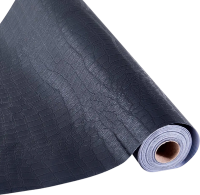 Vevor Wallpaper Peel and Stick Black Cracked Texture 15.7