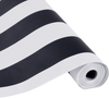 VEVOR Peel and Stick Wallpaper, 17.7 x 590.5 inch Contact Paper Black White Modern Geometric Waterpoof Self Adhesive, Easy to Clean Wall Decorative Vinyl Roll for Bedroom Kitchen Bathroom Office